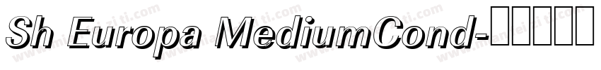 Sh Europa MediumCond字体转换